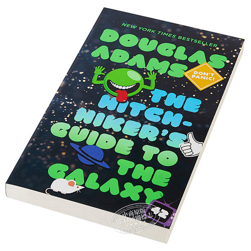 银河系搭车客指南 英文原版The Hitchhiker's Guide to the Galaxy 银河系漫游指南 Douglas Adams 科幻幽默小说 【中商原版? - 图1