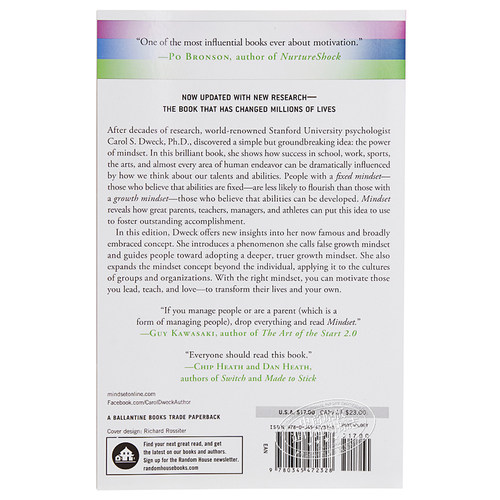 mindset英文版 终身成长 重新定义成功的思维模式 卡罗尔德韦克 Mindset Carol Dweck 比尔盖茨推荐好书 英文原版 - 图2