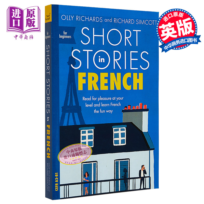 预售 初学者的法语短篇小说 Short Stories in French for Beginners 英文原版 法语学习 进口图书 语言学习教辅参考书【中商原版? - 图0