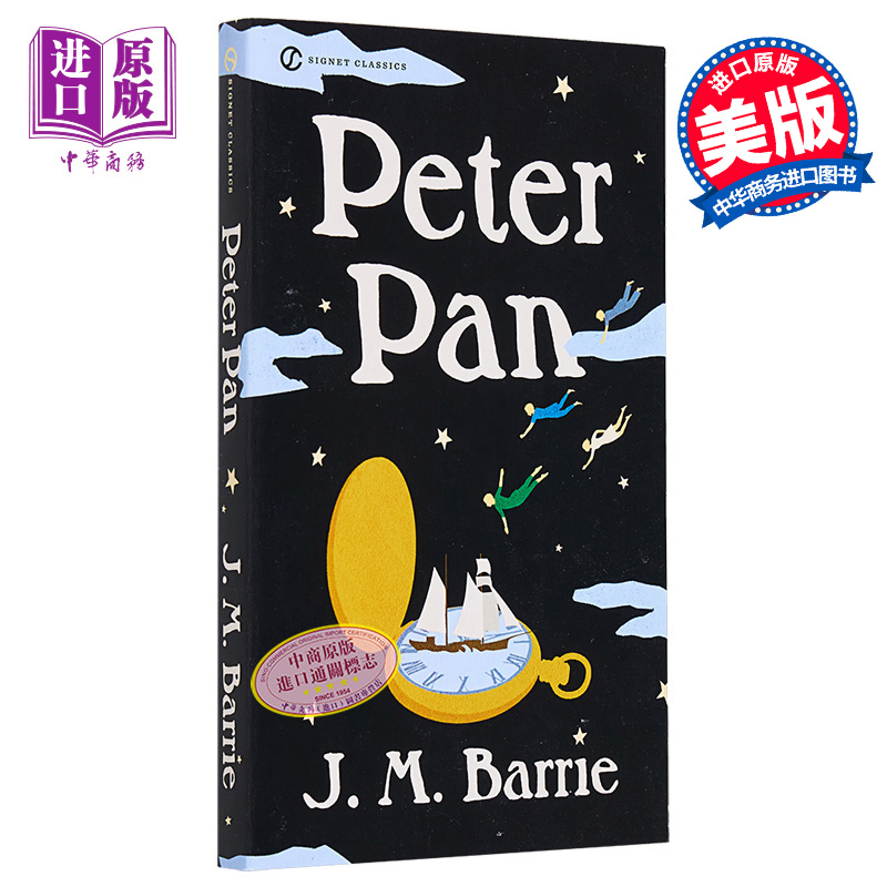 现货 【中商原版】Peter Pan 小飞侠 彼得潘 英文版 正版英文原版 正版 詹姆斯 巴里 J M Barrie 世界经典文学 - 图0