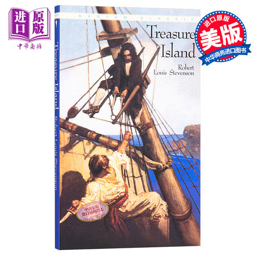 【中商原版】金银岛 英文原版 Treasure Island 罗伯特路易斯斯蒂文森 青少年读物 冒险 海盗寻宝 - 图0