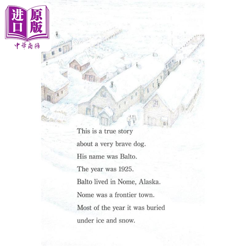 现货 Step into Reading Step 3 Bravest Dog: Story Of Balto 兰登阅读进阶3：巴尔托的真实故事 英文原版 儿童绘本【中商原版】 - 图2