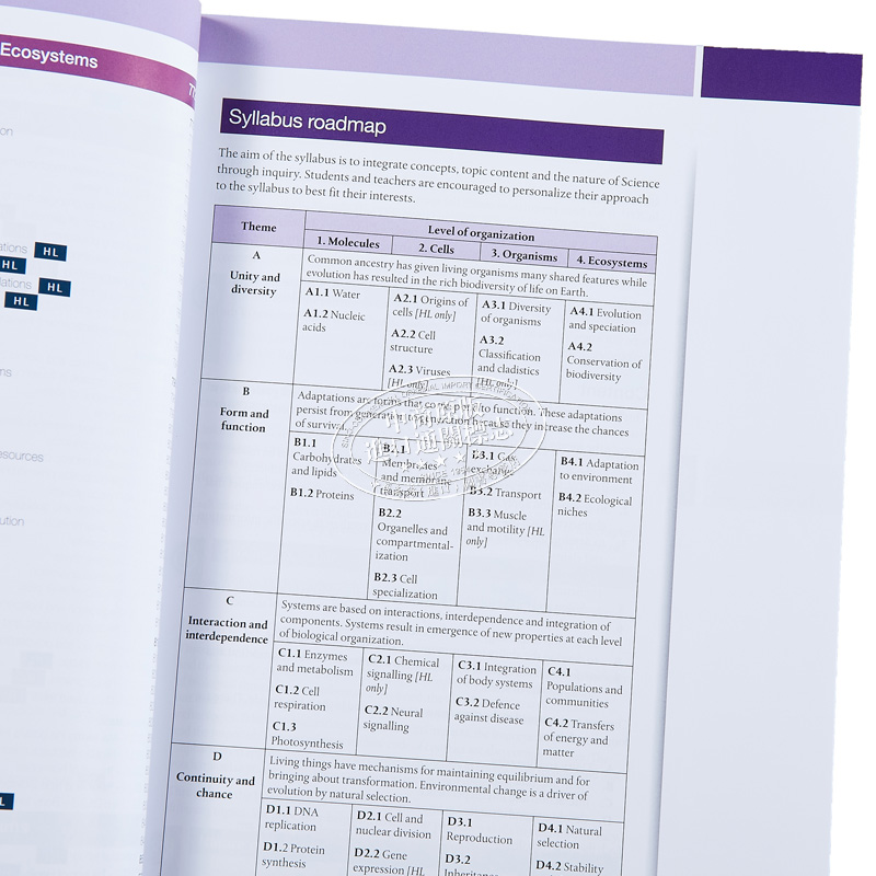 Pearson Biology for the IB Diploma Programme Higher Level培生IBDP国际文凭课程高阶生物课本 英文原版 教材【中商原版】 - 图2