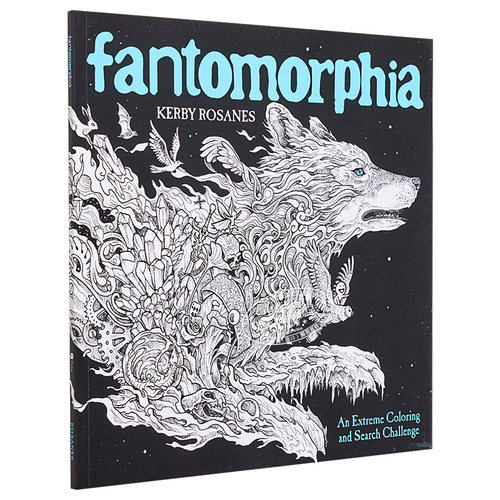 现货 幻想之国 填色寻物 Fantomorphia An Extreme Coloring and Search Challenge 英文原版 Kerby Rosanes 绘本【中商原版】 - 图3
