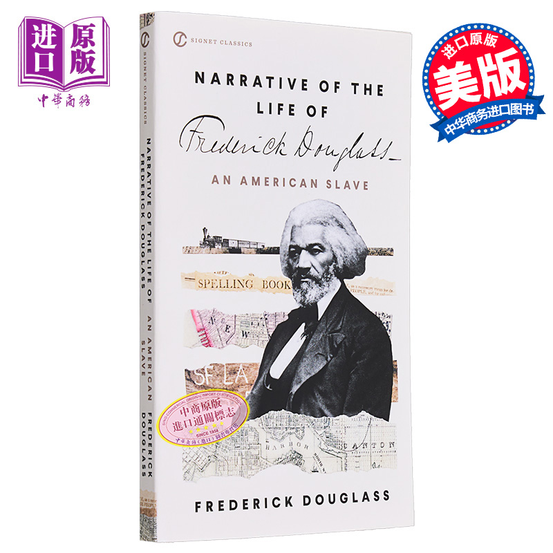 现货 【中商原版】弗雷德里克道格英文原版小说书 Narrative of the Life of Frederick Douglass - 图0