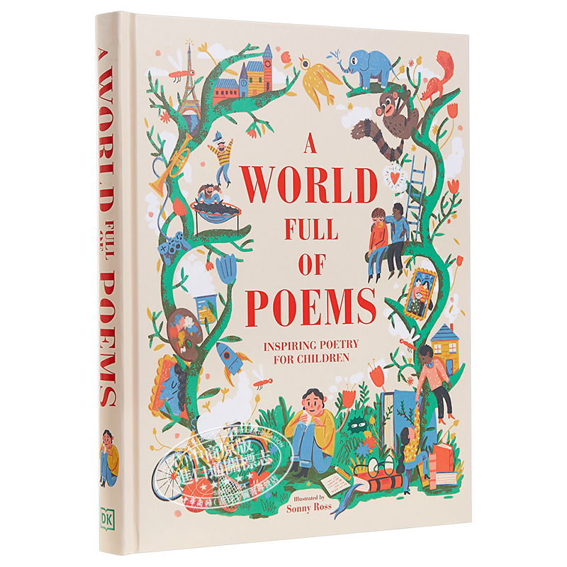 现货 A World Full of Poems DK全球的诗句 儿童诗歌韵律启蒙插图文学 DK出版 精装 英文原版 7-9岁【中商原版】 - 图3