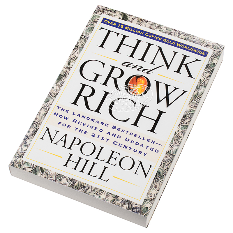 现货 【中商原版】思考致富 英文原版 Think and Grow Rich 拿破仑希尔 经典励志 毛边书 - 图2