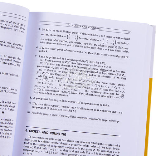 预售 代数 第1版 Algebra 英文原版 Spinger研究生数学教材丛书 Thomas W Hungerford GTM 数学 - 图2