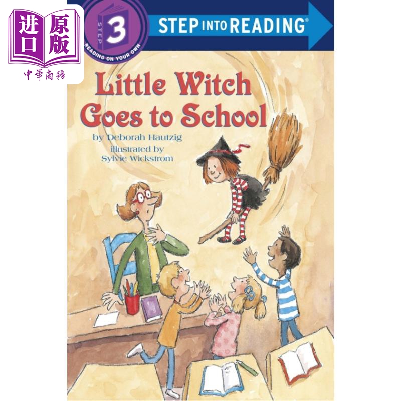 Step into Reading Step 3 Little Witch Goes To School 兰登阅读进阶3：小精灵去上学 英文原版 儿童绘本 分级阅读【中商原 - 图3