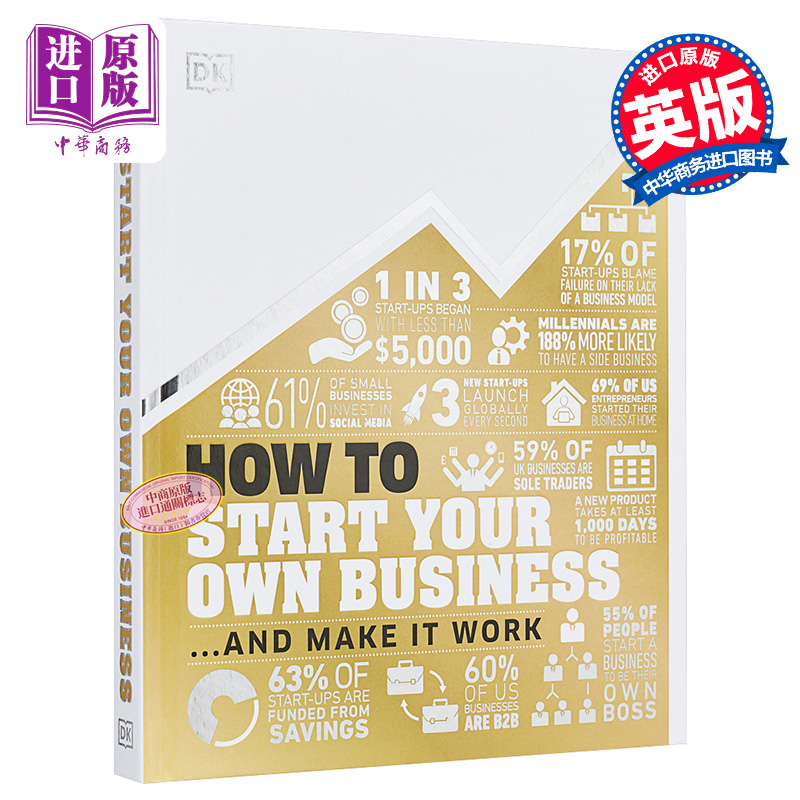 预售 如何开始你的生意 DK-How to Start Your Own Business 英文原版 DK【中商原版】 - 图0