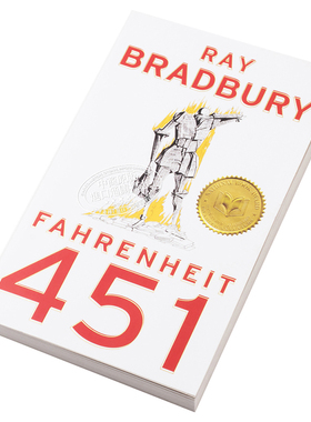 【中商原版】华氏451度 英文原版 Fahrenheit 451 Ray Bradbury《火星编年史》作者 雷·布拉德伯里 代表作 反乌托邦 科幻小?