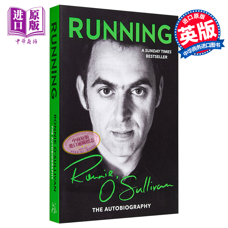 现货【中商原版】罗尼奥沙利文自传英文原版 Running(Export) Ronnie O'Sullivan Orion-图0