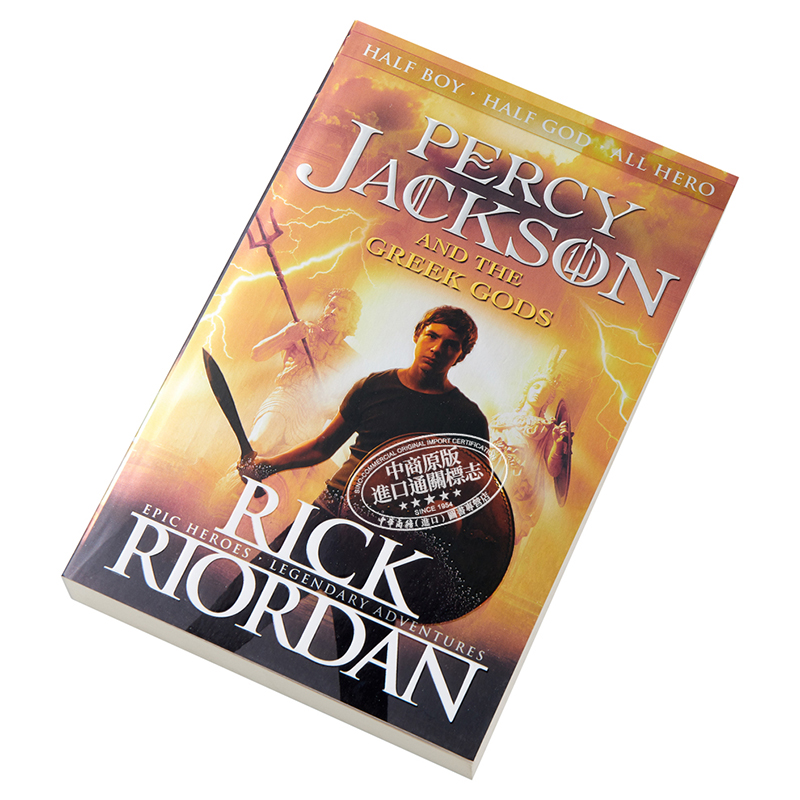 预售 波西杰克逊和希腊神 Percy Jackson and the Greek Gods 英文原版 Rick Riordan【中商原版】 - 图1