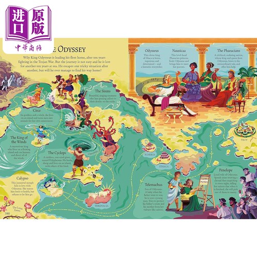 预售 希腊神话完整版 Complete Greek Myths 英文原版 儿童故事绘本 西方神话传说故事 精装进口图书小初文学 10岁以上【中商原版? - 图2