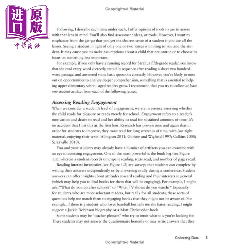 现货 Heinemann美国海尼曼教师阅读课培训系列The Literacy Teacher's Playbook, Grades 3-6 Four Steps for Turning Assessment - 图3