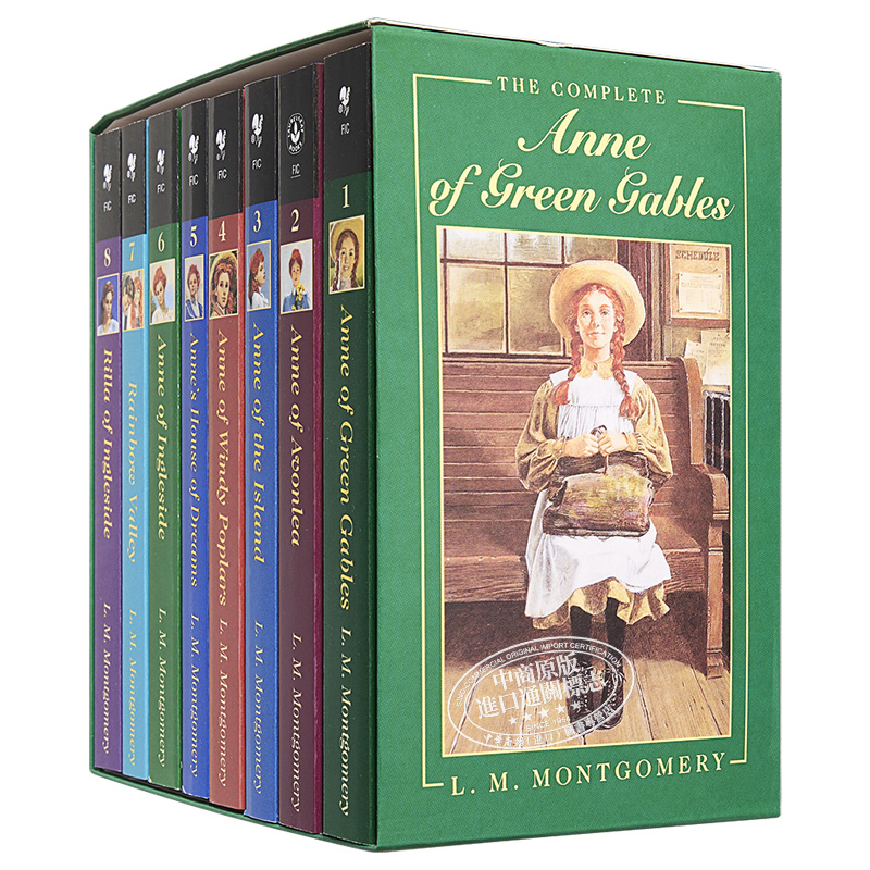 现货 绿山墙的安妮系列全集 8本套装蒙哥马利 英文原版 Anne of Green Gables Complete 8 Book L M Montgomery【中商原版】 - 图3