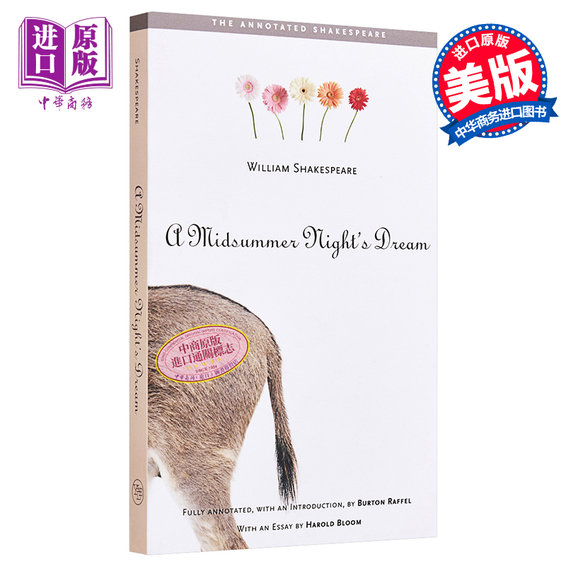 莎士比亚 仲夏夜之梦 注释版   A Midsummer Night s Dream Annotated Shakespeare 英文原版 William Shakespeare 【中商原? - 图0