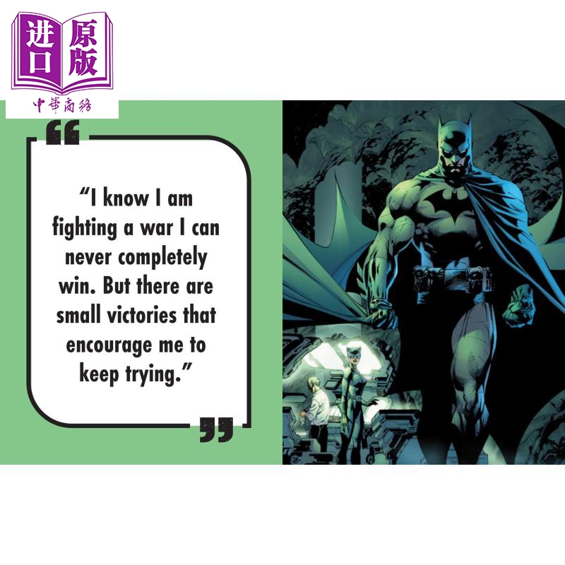 现货 DC Comics: Batman: Quotes from Gotham City (Tiny Book) 英文原版 DC漫画：蝙蝠侠：哥谭市篇（精装小书）【中商原版】 - 图1