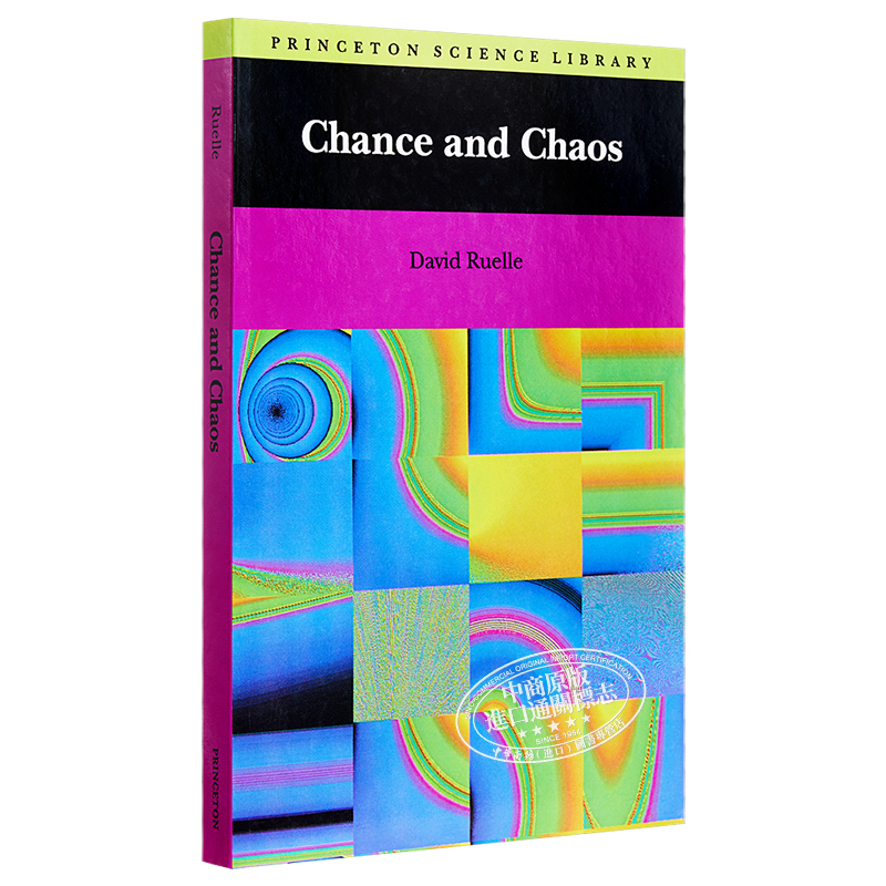 吕埃勒 机遇与混沌 英文原版 Chance and Chaos David Ruelle 豆瓣高分 Princeton Science Library 数学 物理 科普【中商原?