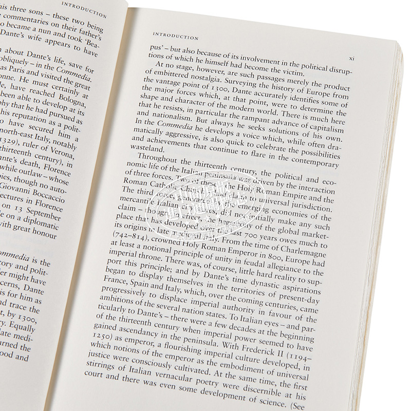 但丁神曲 企鹅经典豪华毛边版 The Divine Comedy 英文原版 Dante Alighieri【中商原版】 - 图2