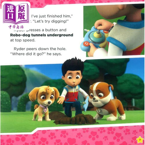 Paw Patrol Pups Save Ryders Robot 汪汪队历险记3 英文原版进口图书 儿童绘本 故事图画书 Nickelodeon【中商原版】 - 图1
