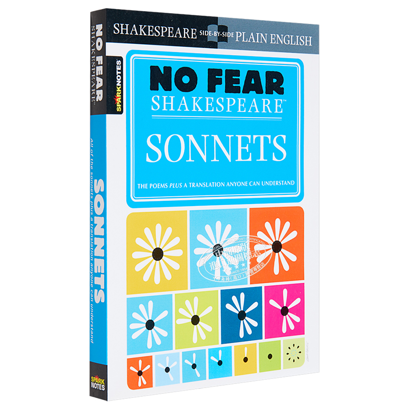 现货莎士比亚十四行诗无惧莎士比亚系列英文原版 Sonnets No Fear Shakespeare Gwynne Evans【中商原版】-图3