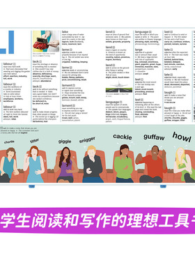 【中商原版】DK儿童图解同义词词典 英文原版 Children's Illustrated Thesaurus 精装 插图字典 分类词词典 8-14岁 英语词汇