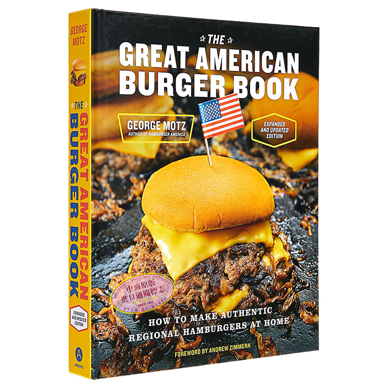 现货 美国汉堡书 扩展和更新版 如何在家制作正宗的地方汉堡 The Great American Burger Book 英文原版 George Motz【中商原版】 - 图3