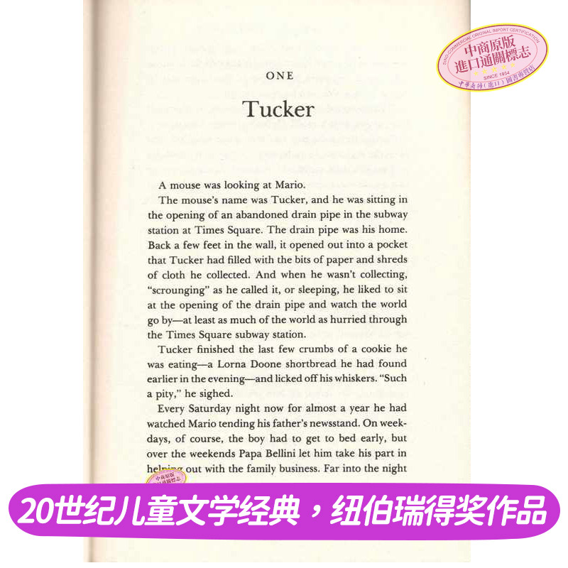 现货 The Cricket in Times Square: Revised and Updated Edition with Foreword by Stacey Lee【中商原版】-图1