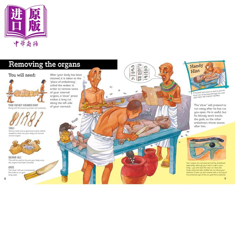 你不会想成为木乃伊 You Wouldn't Want To Be An Egyptian Mummy 英文原版 儿童科普绘本读物 进口童书 7岁以上【中商原版】 - 图1