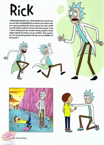 预售 【中商原版】瑞克和莫蒂设定集 英文原版The Art of Rick and Morty 动画设定集 高分神作 脑洞大开 科幻动画 封面夜光底纹 - 图1