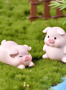 苔藓微景观树脂工艺动物三件套