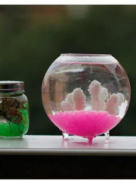 微景观海澡球玻璃晶石鱼缸造景