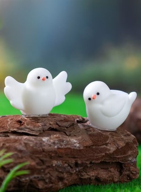 微景观可爱小绵羊大鹅公仔萌粒