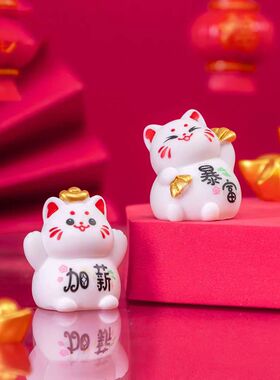 微景观创意可爱好运胖胖招财猫