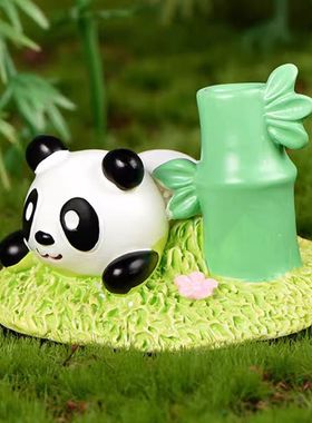 新款四季动物微景观树脂摆件