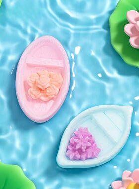 微景观创意漂浮鲜花小纸船摆件