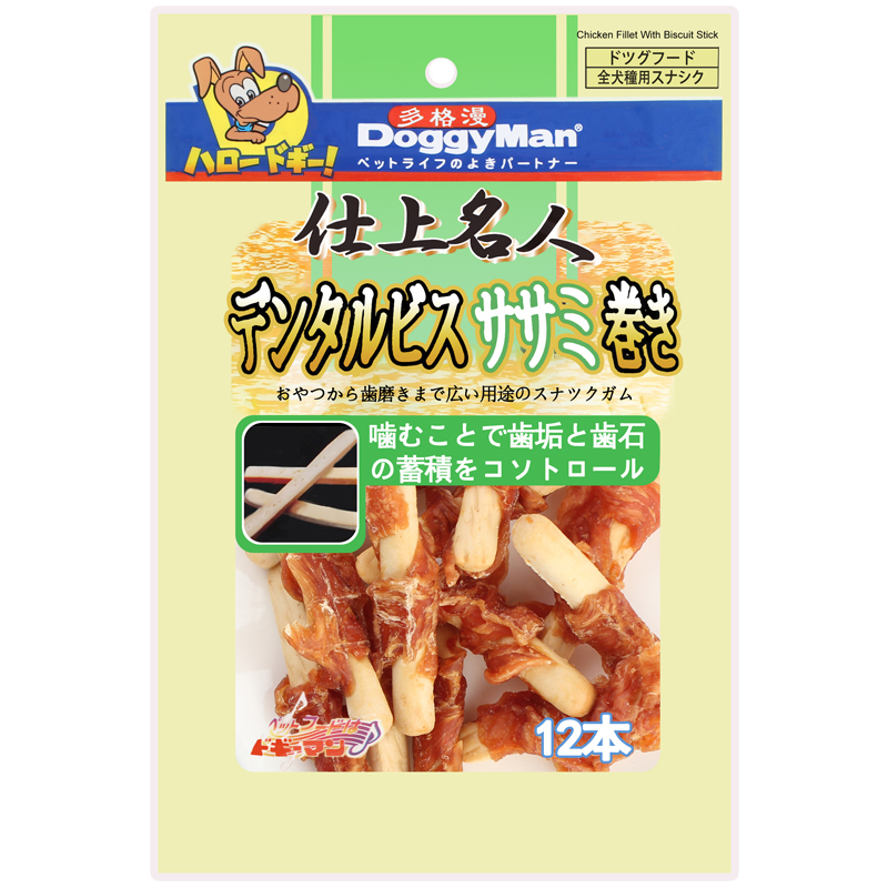 DoggyMan多格漫 磨牙饼干鸡肉卷 狗狗磨牙棒肉干洁齿饼干 狗零食 - 图3