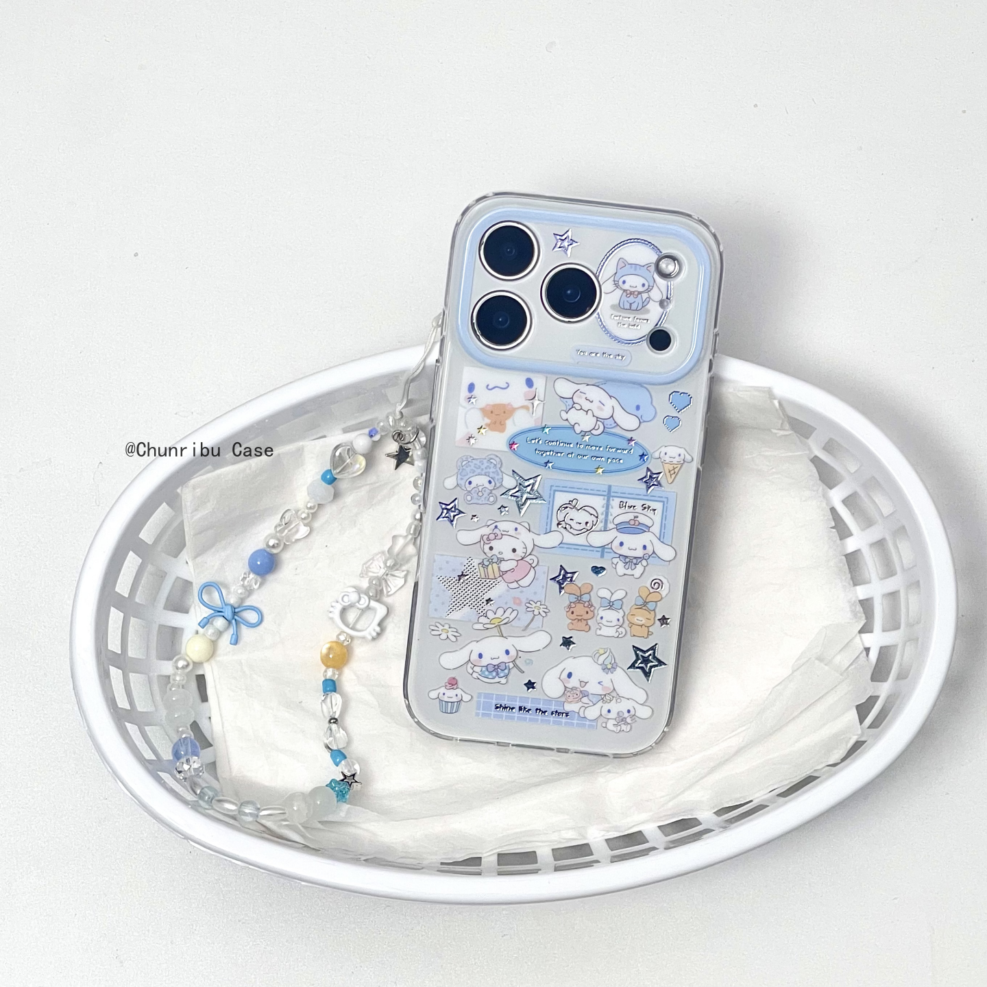 春日部防卫队Fighting｜日韩ins风可爱卡通镭射烫金蓝色玉桂狗适用苹果17/16promax手机壳双面iphone15/14/13,淘宝优惠券,粉丝福利购,淘宝优惠卷