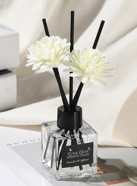 50ml香薰套装无火香薰 家居客厅空气清新香薰精油藤条香薰摆件