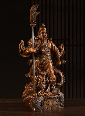 祥龙招财公司武财神爷关公关二爷供奉摆件公司像关羽客厅家用供奉