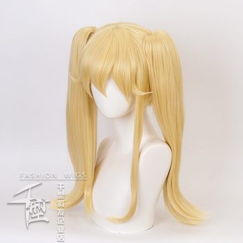 ການພະນັນ Crazy Abyss Meari Saotome wig cosplay ແລະ headdress ໂບສີດໍາຟຣີ