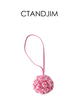 CTANDJIM头层皮山茶花挂件 包包配件 挂饰 限量不补