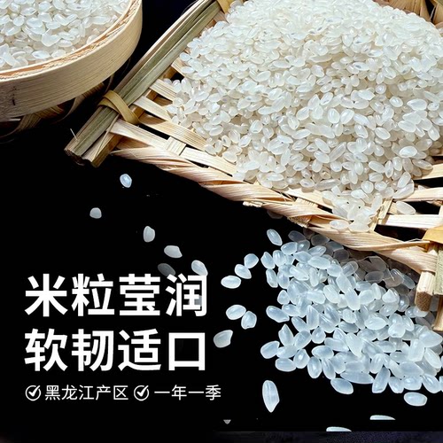 五常大米2.5kg东北大米新米产地直发黑土地种植稻香贡米5斤批发 - 图0