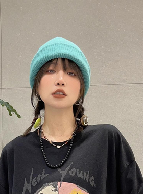 *捡漏一线*专柜*撤回剪标美式复古印花短袖T恤女夏季纯棉慵懒上衣