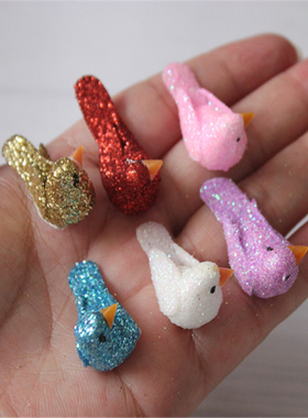 diy泡沫仿真装饰品小白鸽一盒价