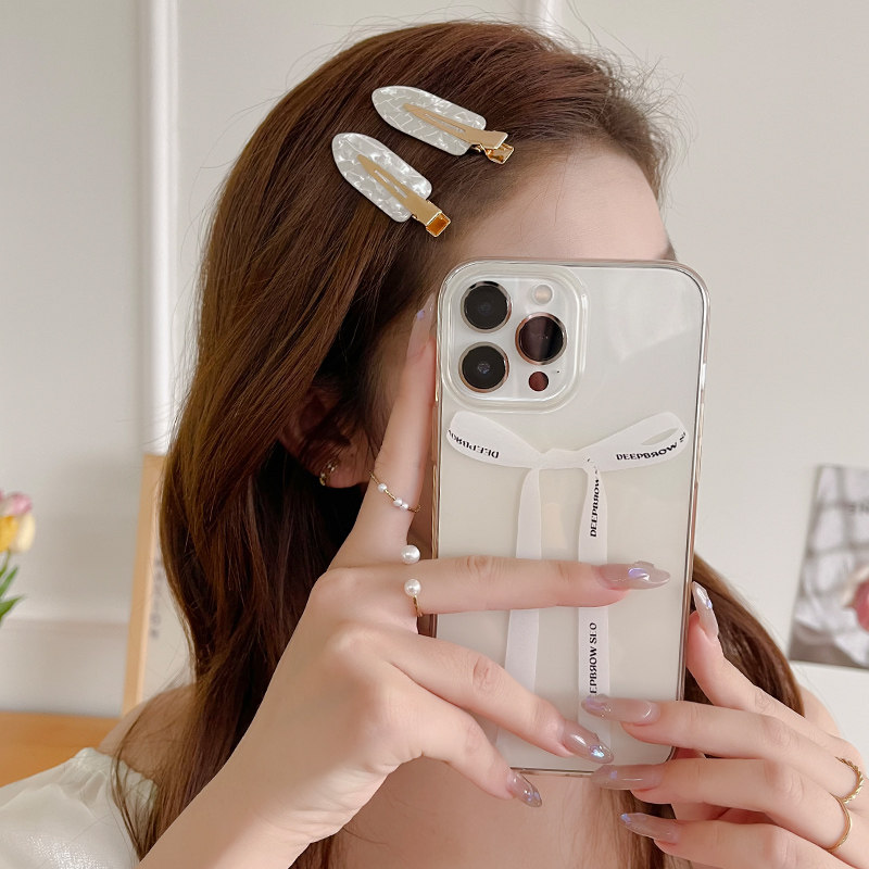 炫彩人鱼姬贝壳无痕发夹女侧边刘海碎发鸭嘴夹子头饰简约发卡夏季,淘宝优惠券,粉丝福利购,淘宝优惠卷