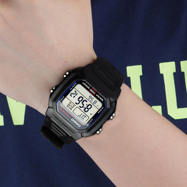 Casio Casio Watch Black Outdoor Sports Leisure Waterproof Men S Electronic Watch W 800h 1a W 96h