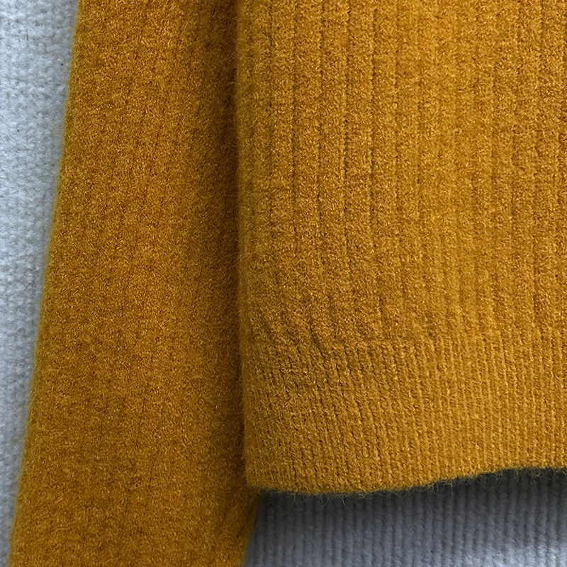 秋冬季新款女装时尚长袖圆领宽松百搭套头毛衣针织衫 - 图3