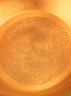 五路财神黄铜聚宝盆 高功真经炼固赵公明五色水晶原矿石五帝钱